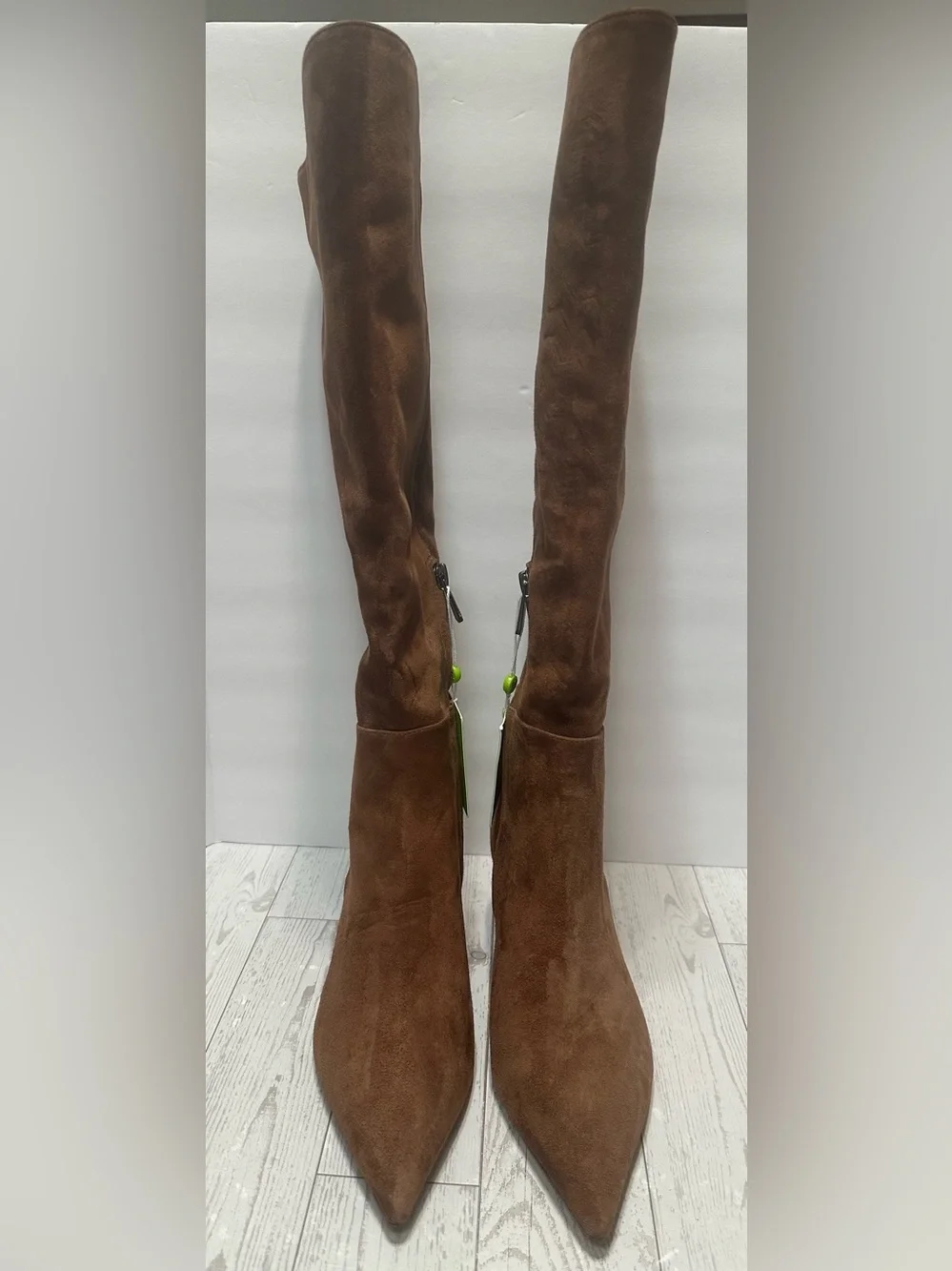 NWT- Sam Edelman Taylin Over-The-Knee Pointed Toe Boots, Dark Terra Toffee, Sz 5